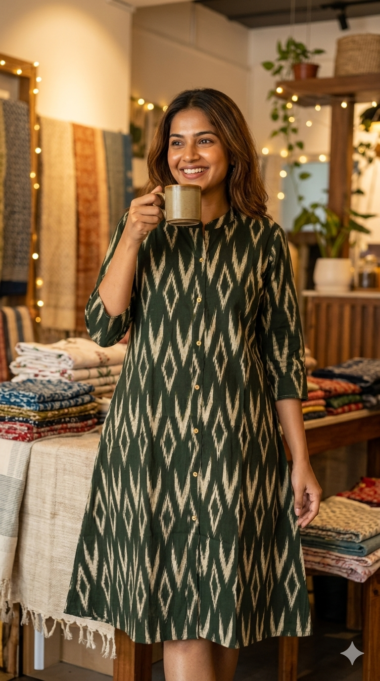 Flex Cotton Kurtis