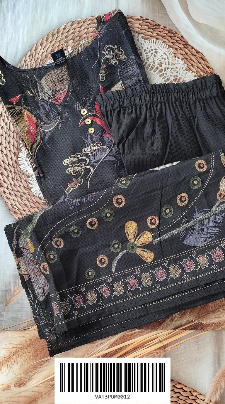 Vatican Silk 3 Piece Sets VAT3PUM0012
