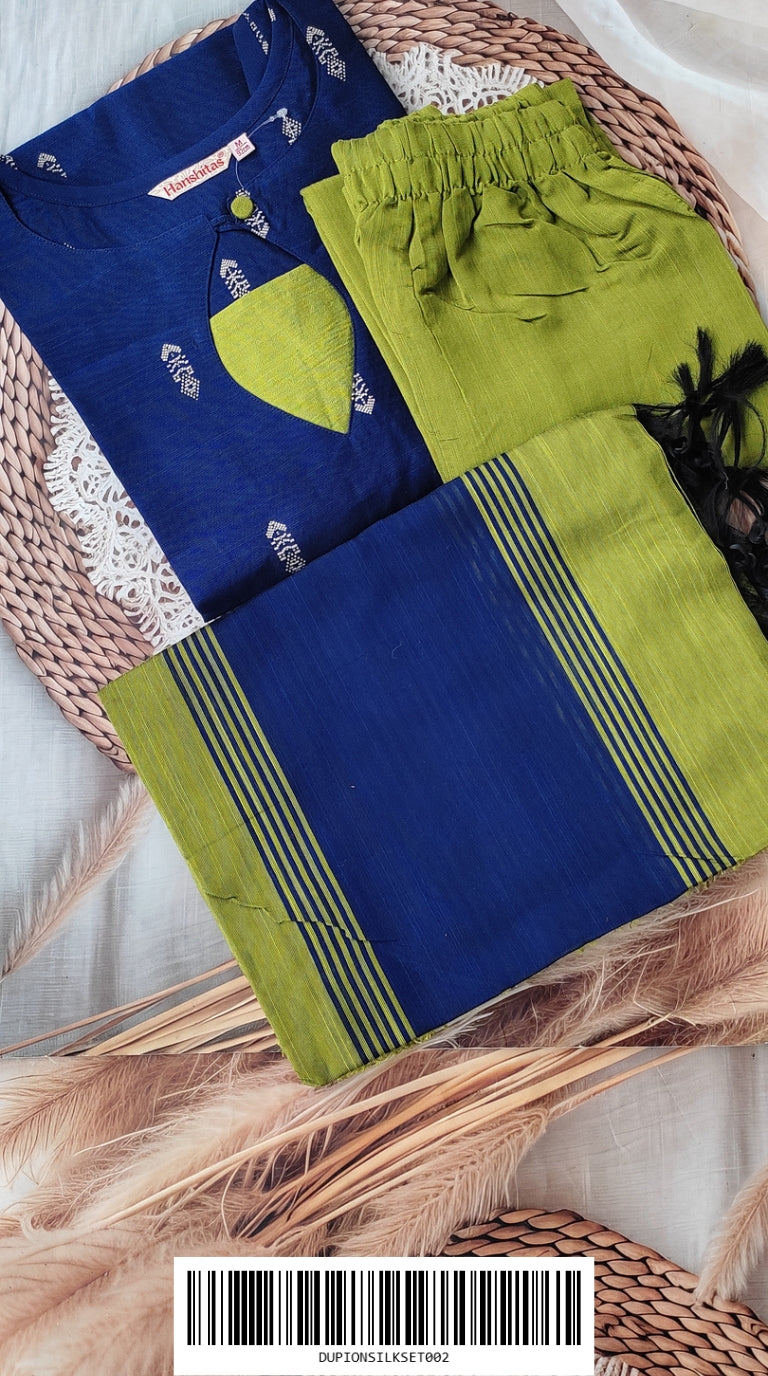 Dupion Raw Silk Ethnic Sets (With Cotton Lining) DUPIONSILKSET002