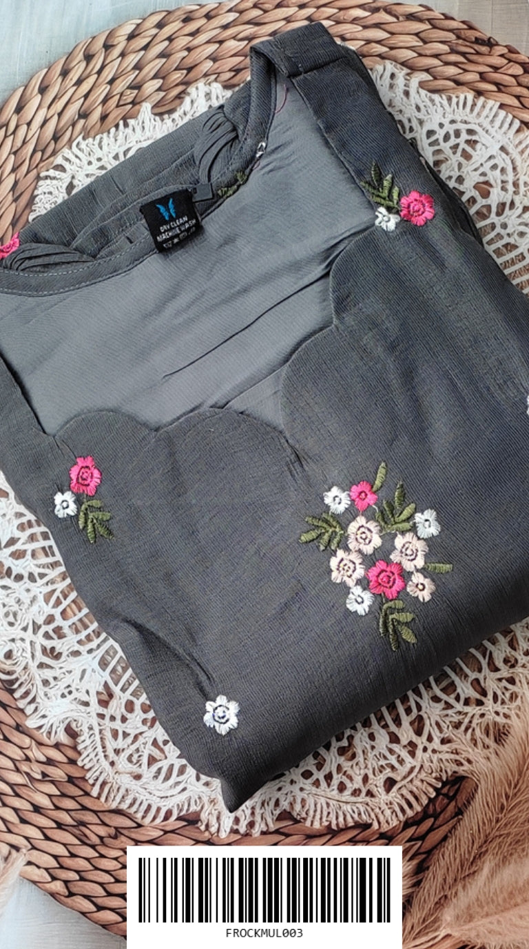 Frock Style Umbrella Kurtis (Mulchanderi) FROCKMUL003