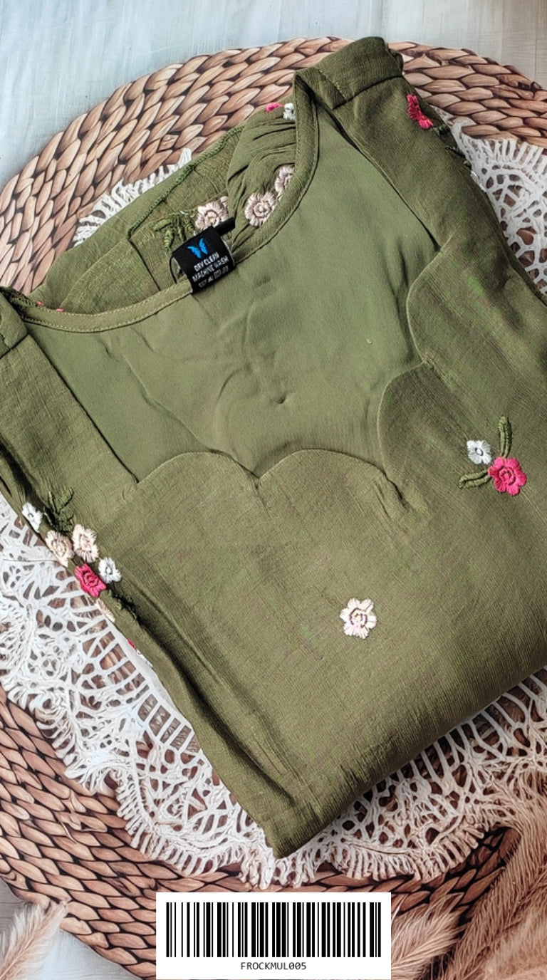Frock Style Umbrella Kurtis (Mulchanderi) FROCKMUL005