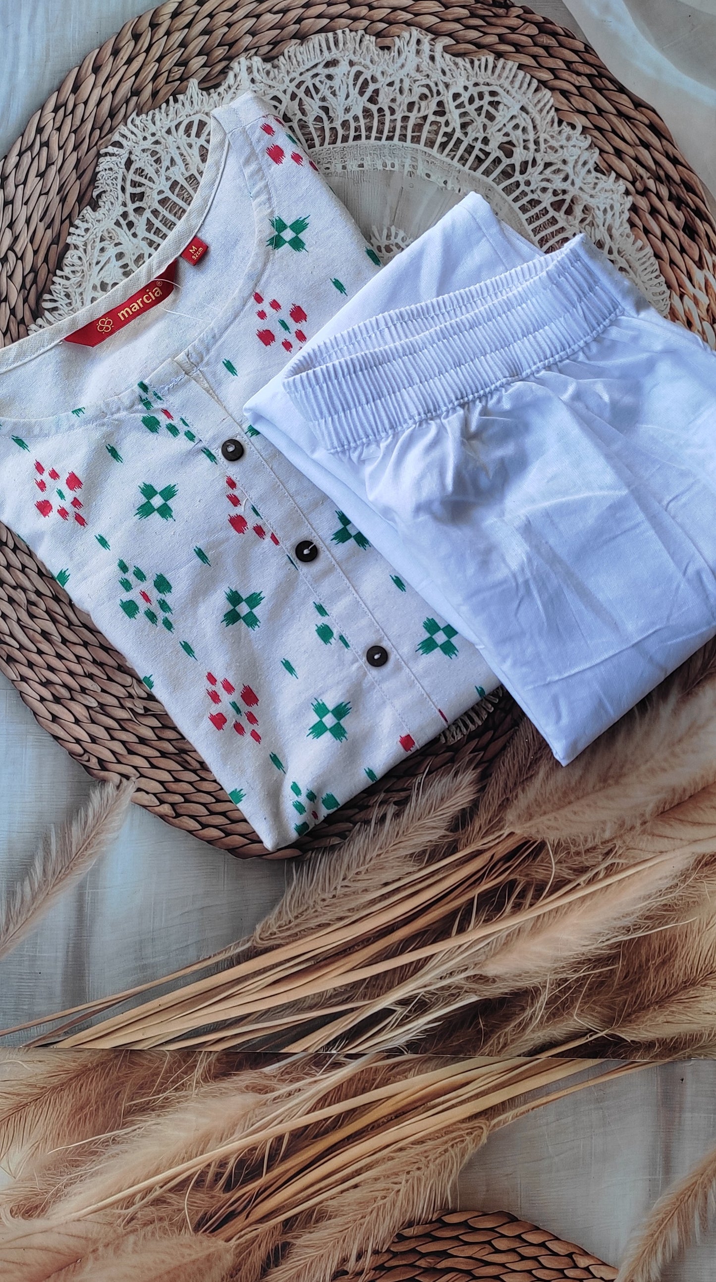 Khadi Cotton 2Piece (Kurti & Pant) KHCOT2PKP00001