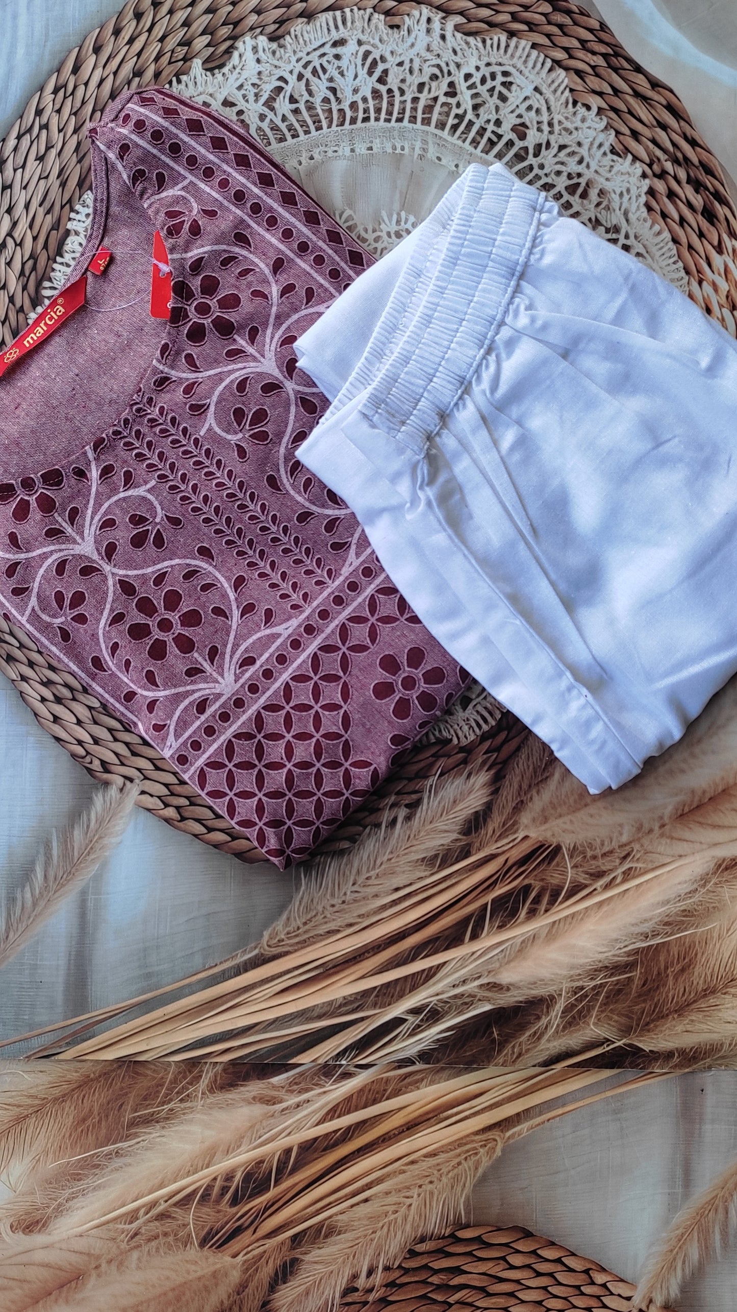 Khadi Cotton 2Piece (Kurti & Pant) KHCOT2PKP00005