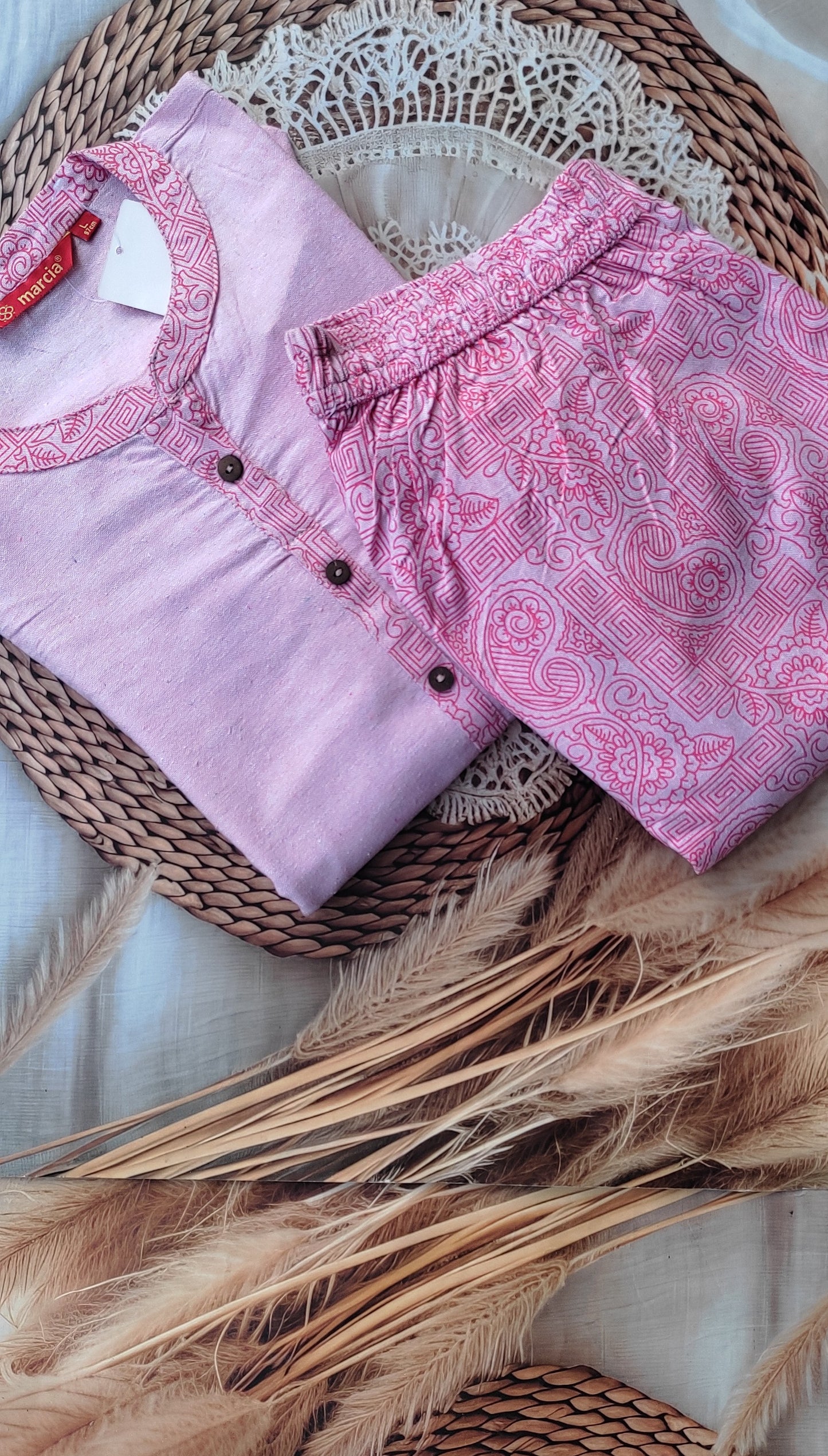 Khadi Cotton 2Piece (Kurti & Pant) KHCOT2PKP00006