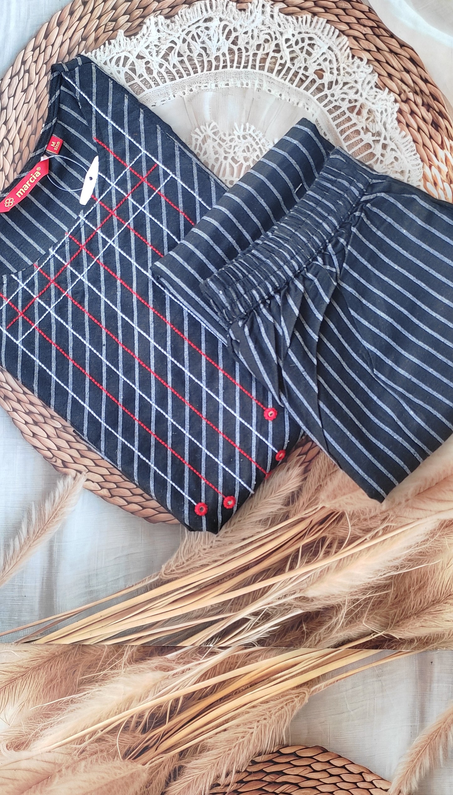 Khadi Cotton 2Piece (Kurti & Pant) KHCOT2PKP00010