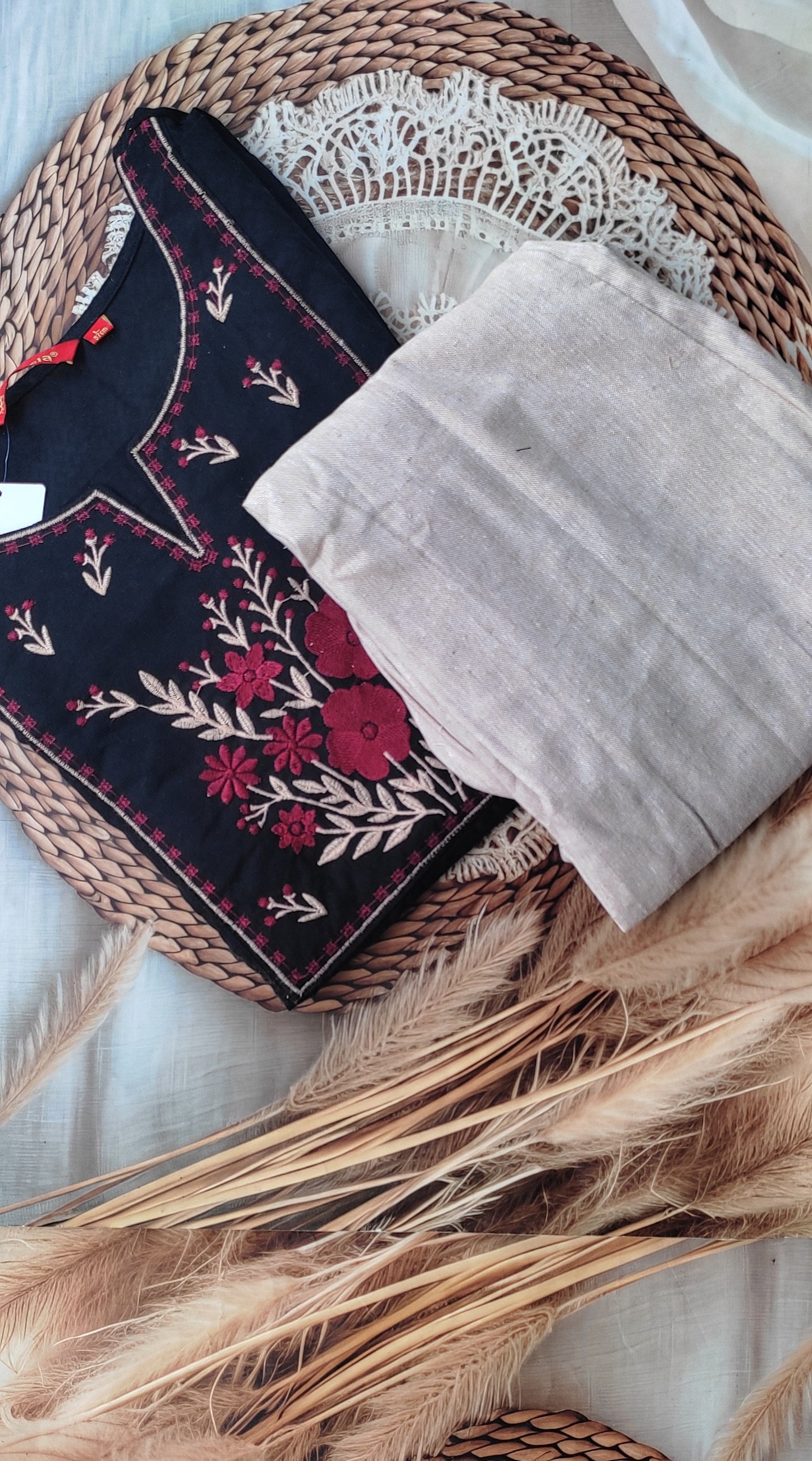 Khadi Cotton 2Piece (Kurti & Pant) KHCOT2PKP00015