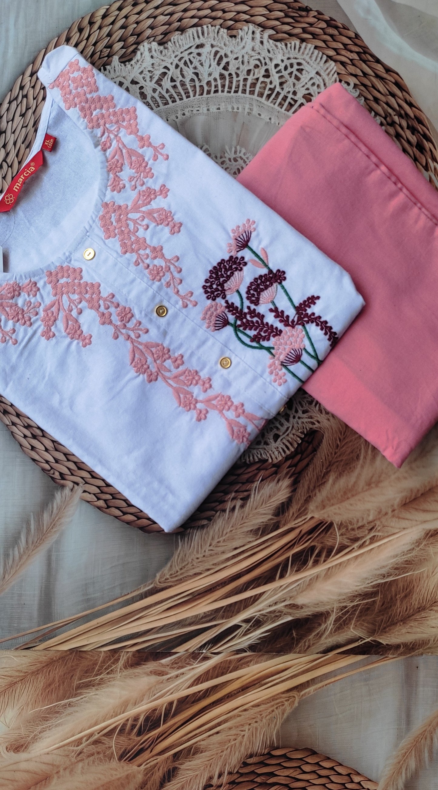 Khadi Cotton 2Piece (Kurti & Pant) KHCOT2PKP00022