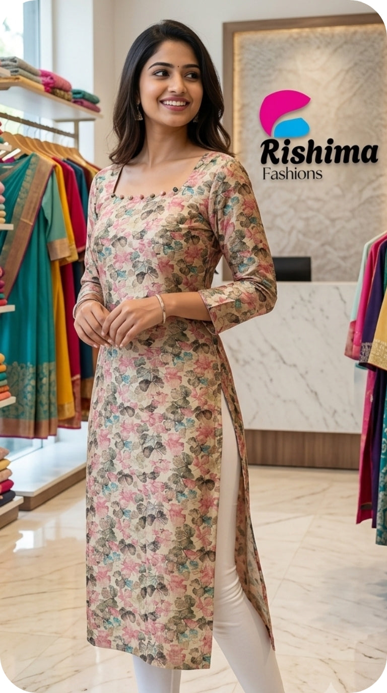 Russian Silk Kurtis (With LINING)
