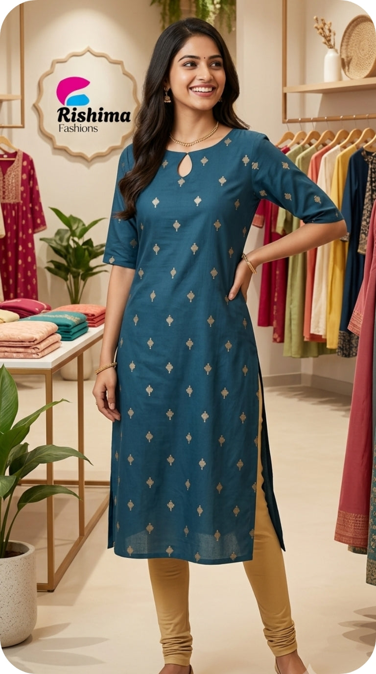 Flex Cotton Kurtis