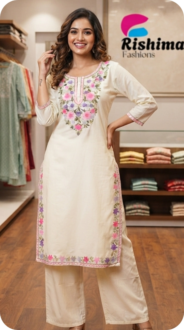 Chickankari Kurti Sets