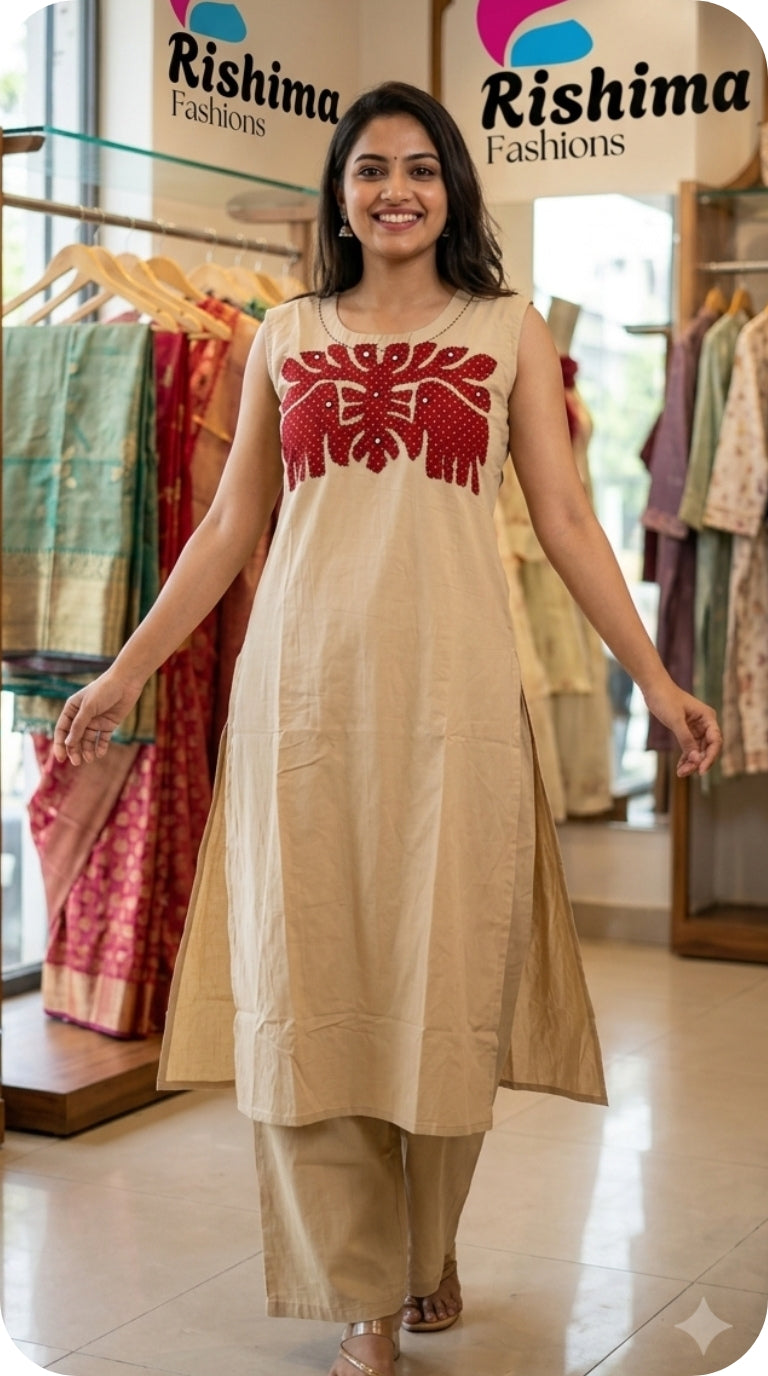 Cotton Sets 2Piece (Kurti & Pant)