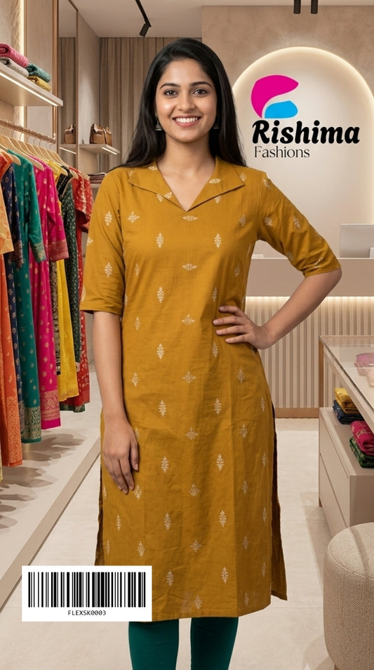 Flex Cotton Kurtis FLEXSK0003