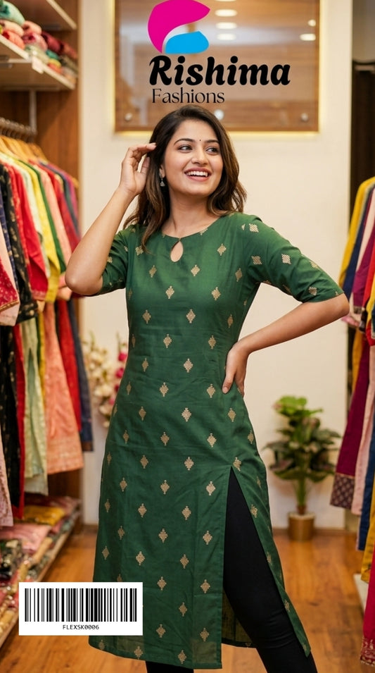 Flex Cotton Kurtis FLEXSK0006