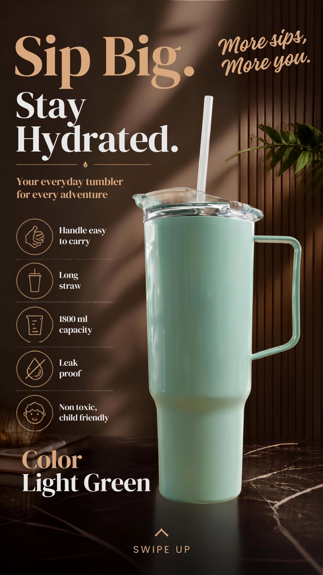 Tumbler : Light Green
