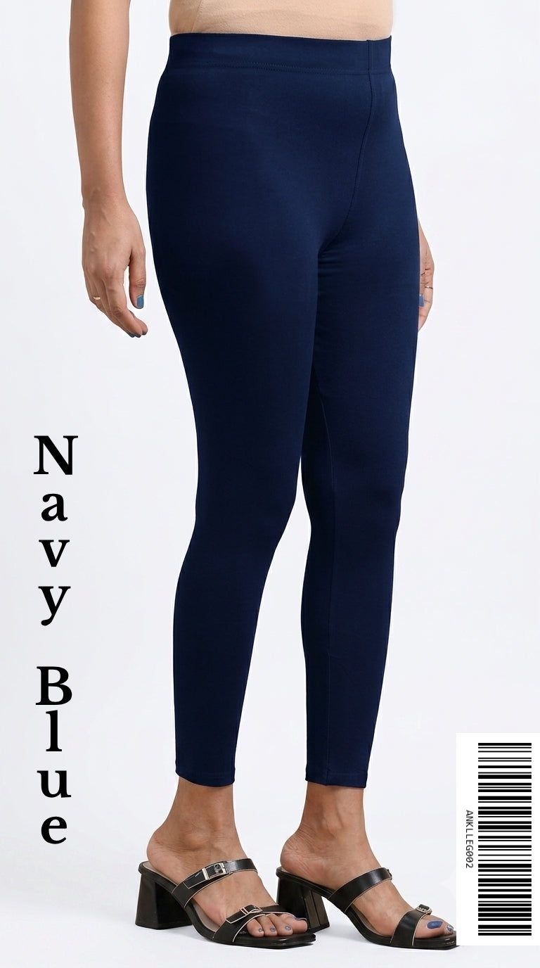 Ankle Leggings [Color NAVY BLUE] ANKLLEG002