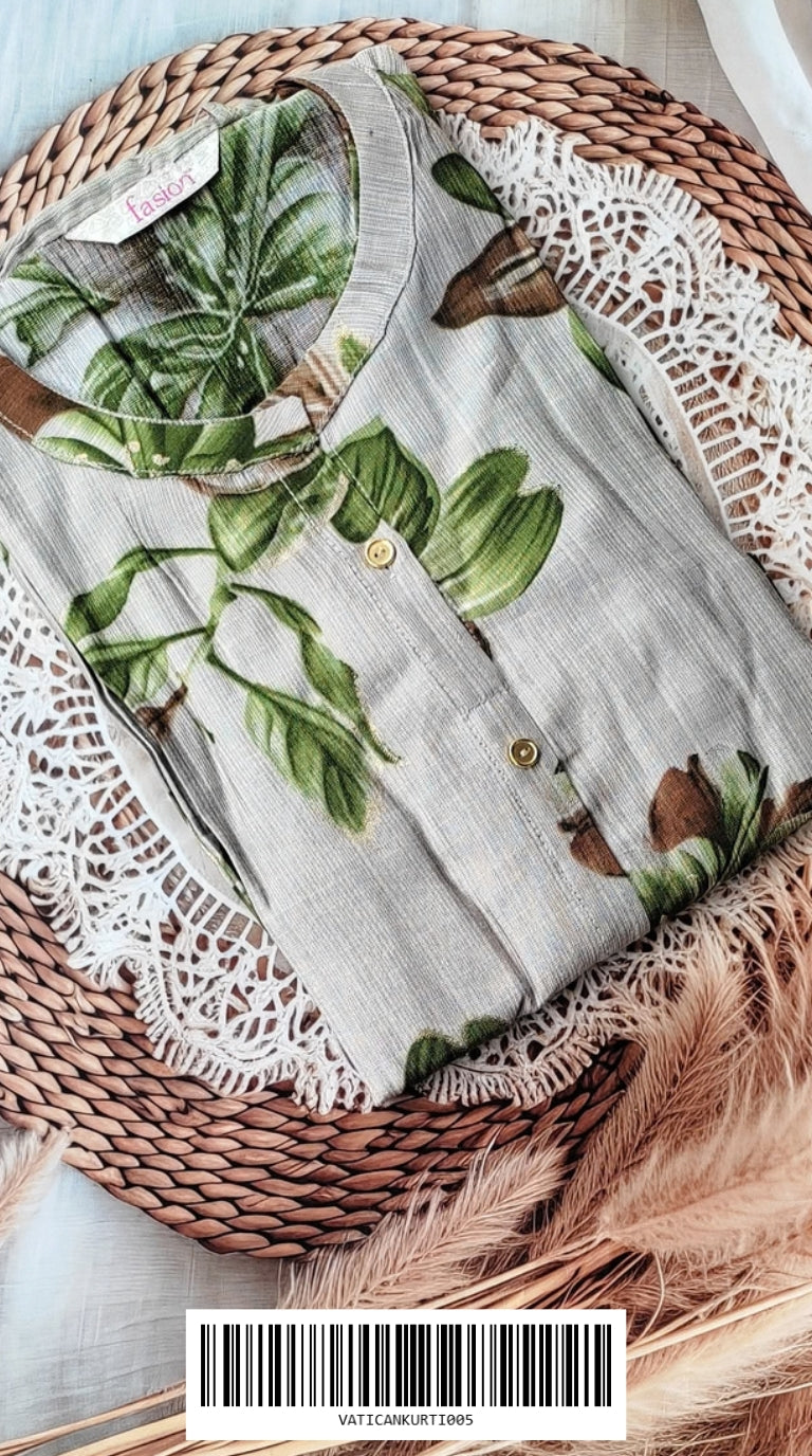 Vatical Silk A-Line Princes Cut Kurtis VATICANKURTI005