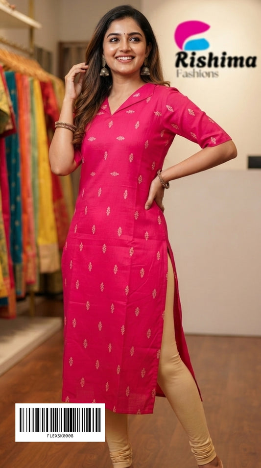 Flex Cotton Kurtis FLEXSK0008