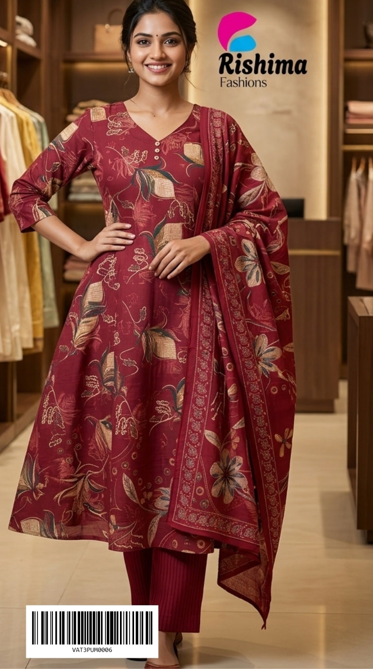 Vatican Silk 3 Piece Sets VAT3PUM0006