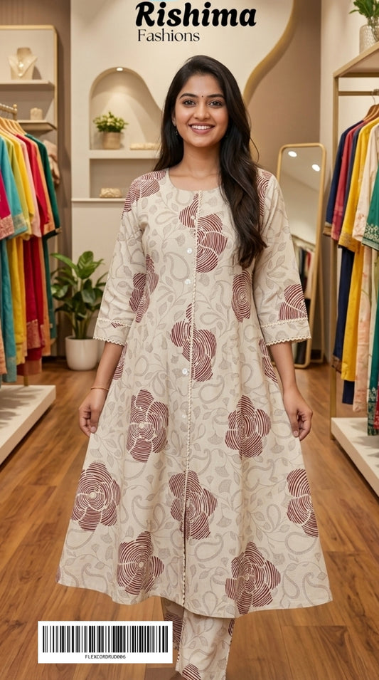 Flex Cotton Co Ord Sets FLEXCORDRUD006