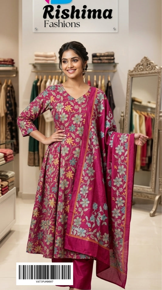 Vatican Silk 3 Piece Sets VAT3PUM0007