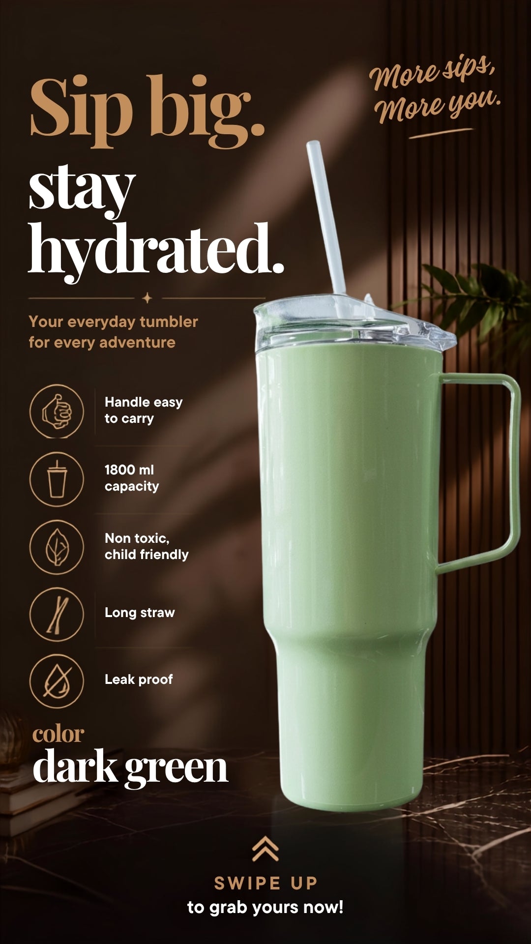 Tumbler : Dark Green