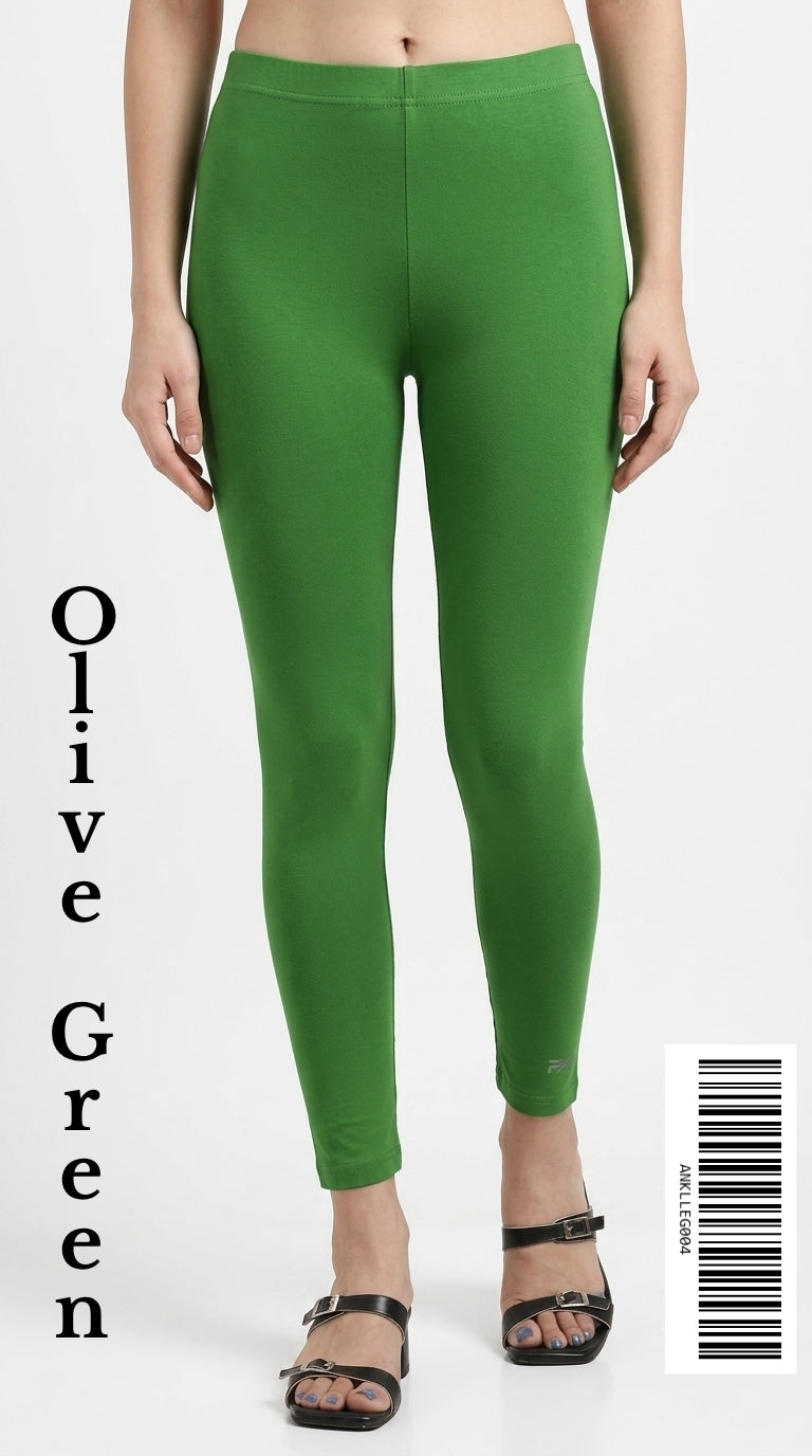 Ankle Leggings [Color OLIVE GREEN] ANKLLEG004