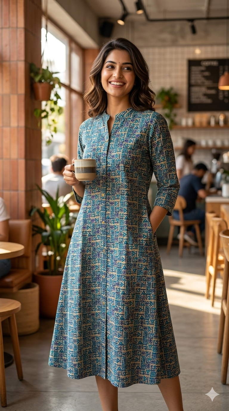 Flex Cotton Kurtis