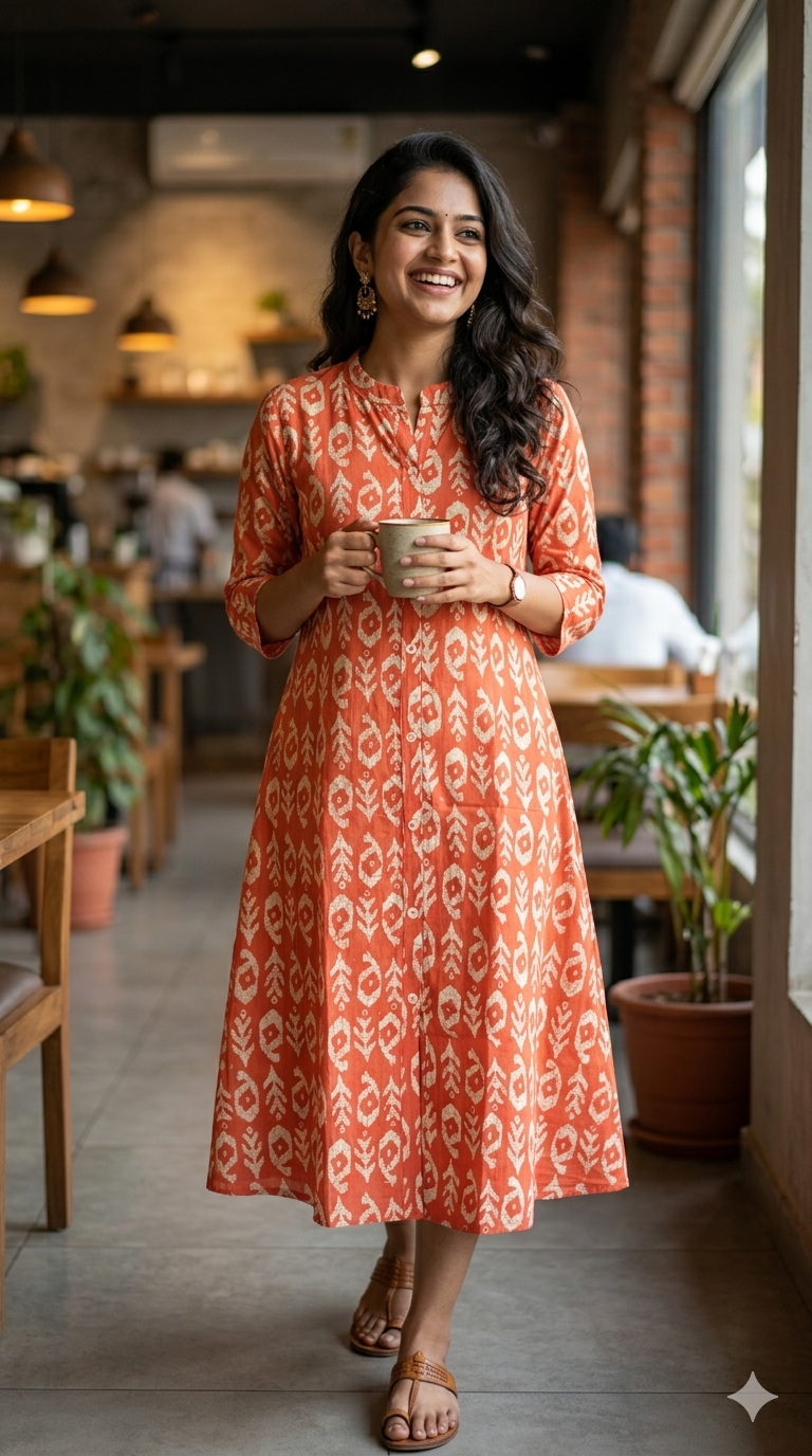 Flex Cotton Kurtis