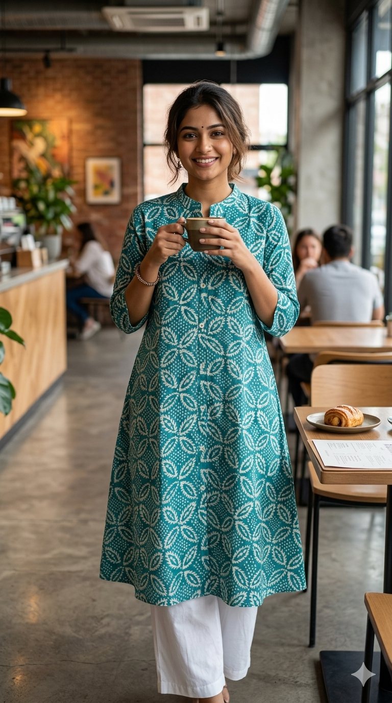 Flex Cotton Kurtis