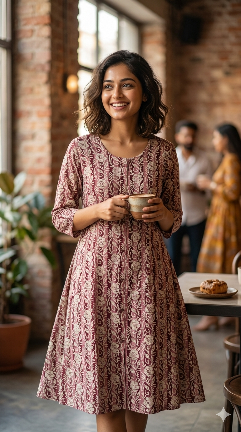 Flex Cotton Kurtis