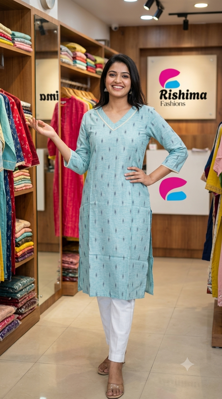 Khadi Cotton 2Piece (Kurti & Pant) KHCOT2PKP00003