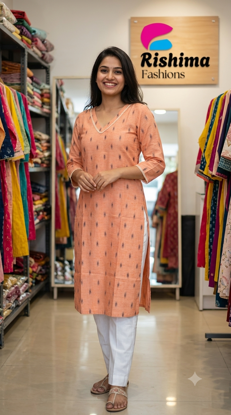Khadi Cotton 2Piece (Kurti & Pant) KHCOT2PKP00004