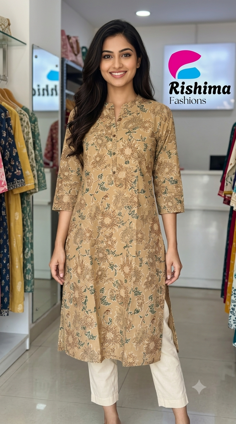 Khadi Cotton 2Piece (Kurti & Pant) KHCOT2PKP00023