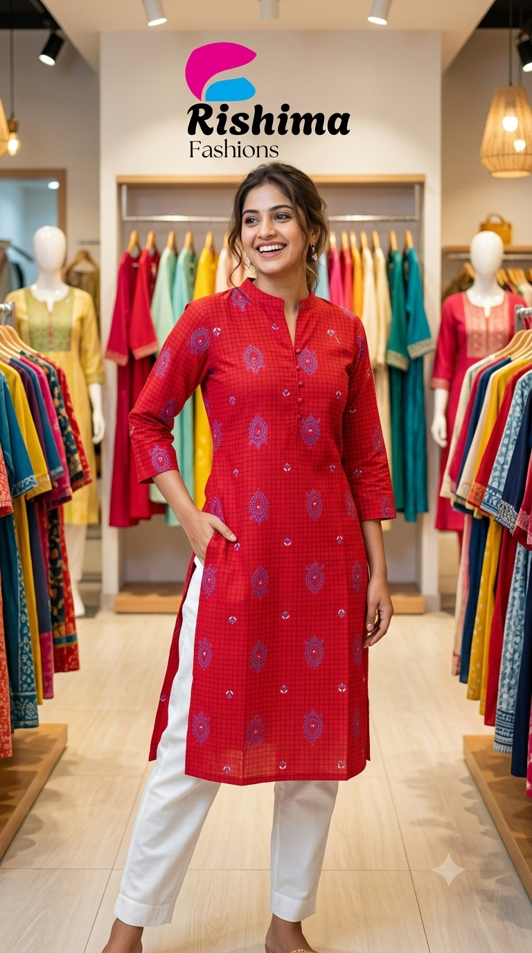 Khadi Cotton 2Piece (Kurti & Pant) KHCOT2PKP00002
