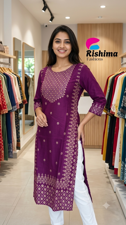 Khadi Cotton 2Piece (Kurti & Pant) KHCOT2PKP00024