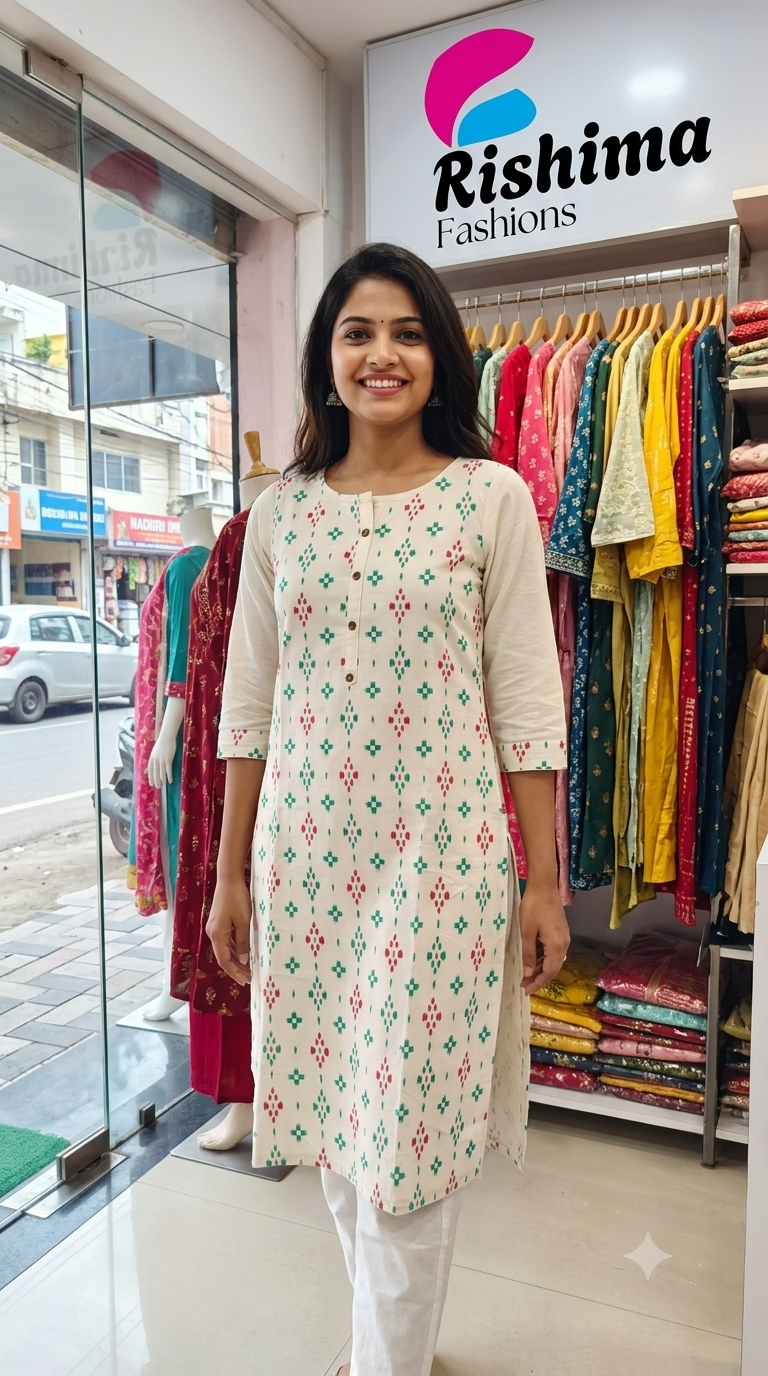 Khadi Cotton 2Piece (Kurti & Pant) KHCOT2PKP00001