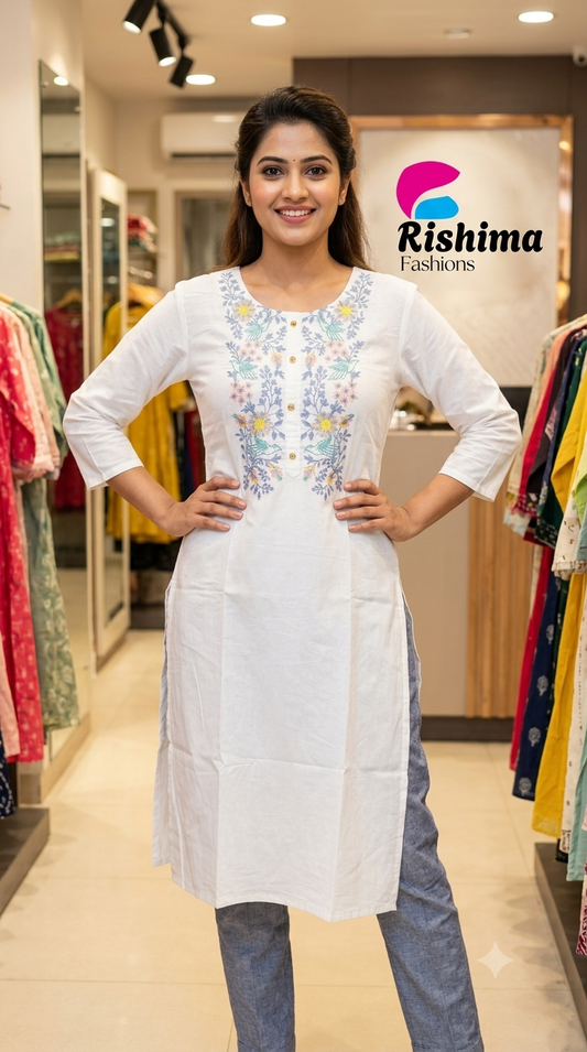 Khadi Cotton 2Piece (Kurti & Pant) KHCOT2PKP00014