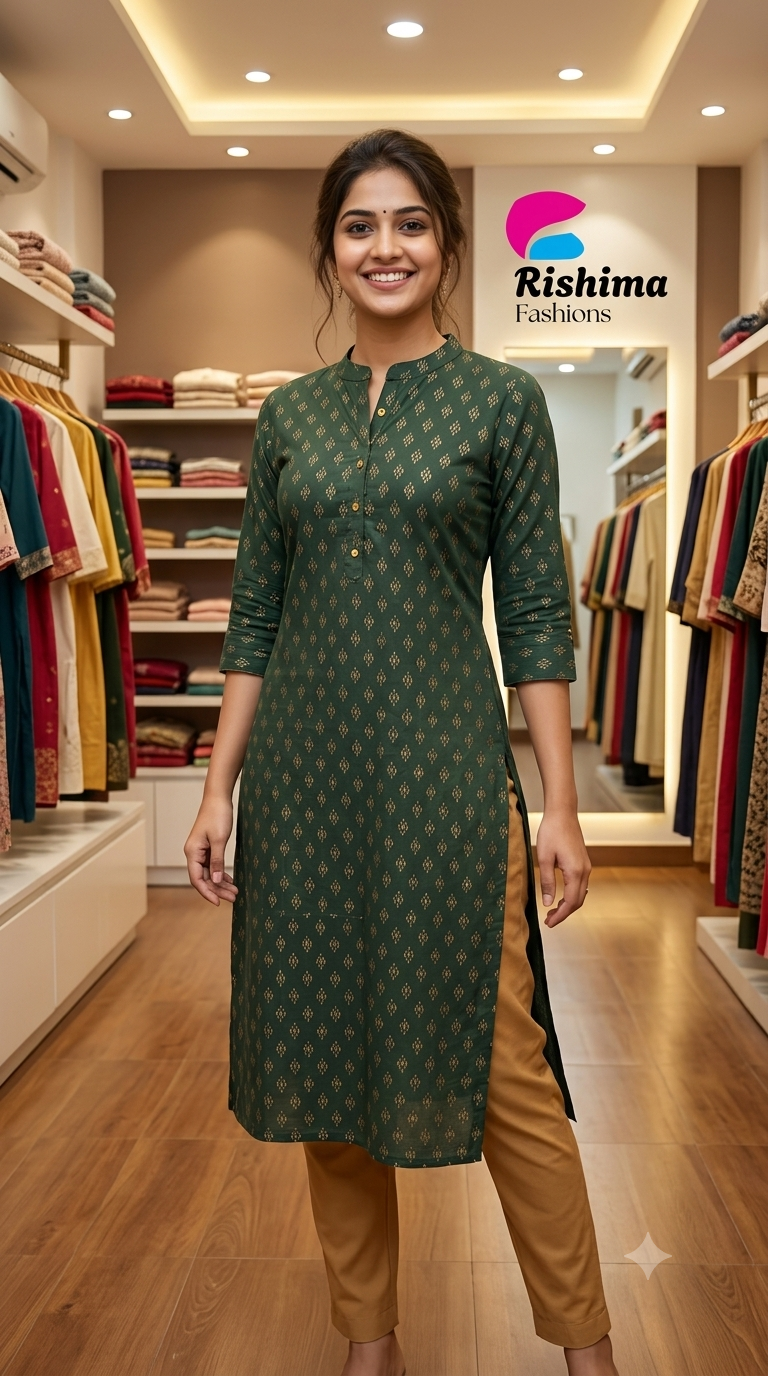 Khadi Cotton 2Piece (Kurti & Pant) KHCOT2PKP00009