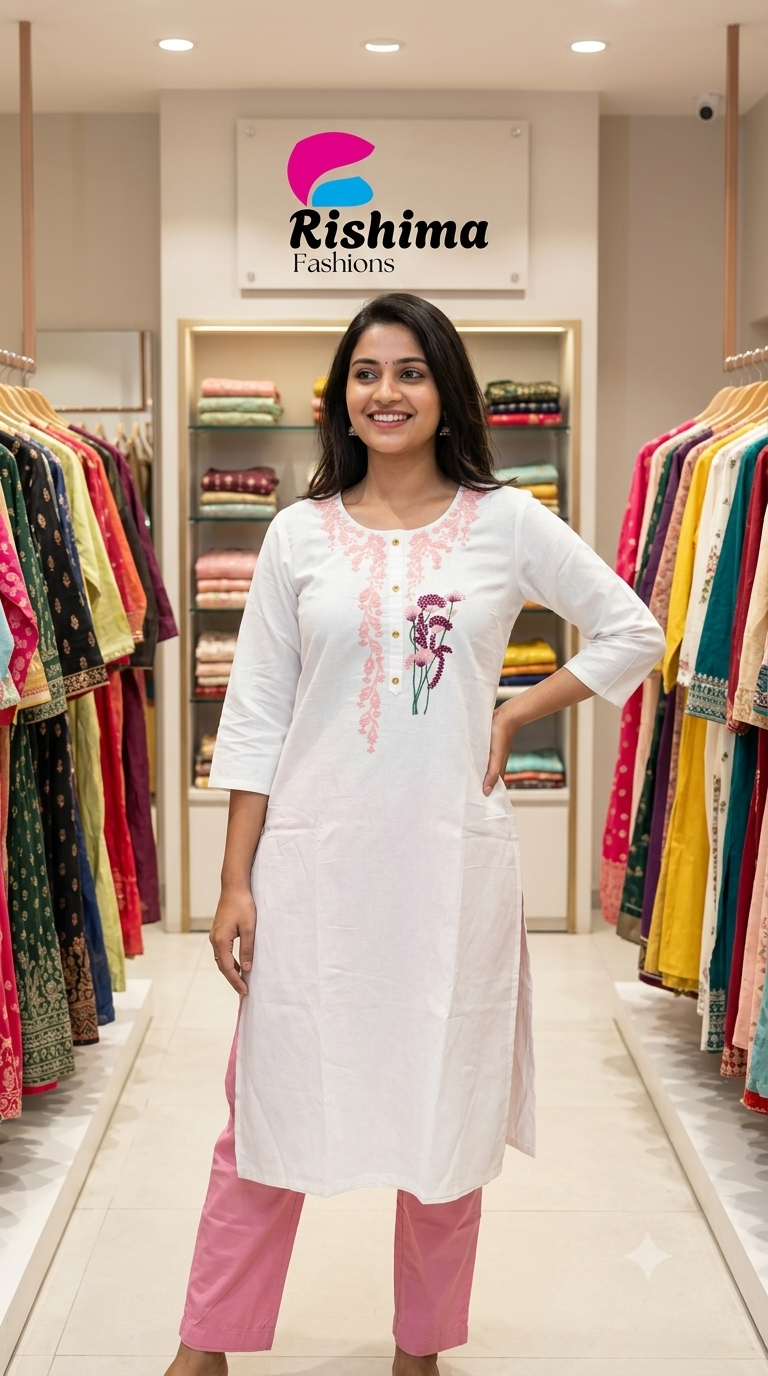 Khadi Cotton 2Piece (Kurti & Pant) KHCOT2PKP00022