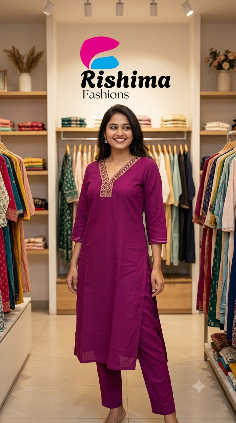 Khadi Cotton 2Piece (Kurti & Pant) KHCOT2PKP00017