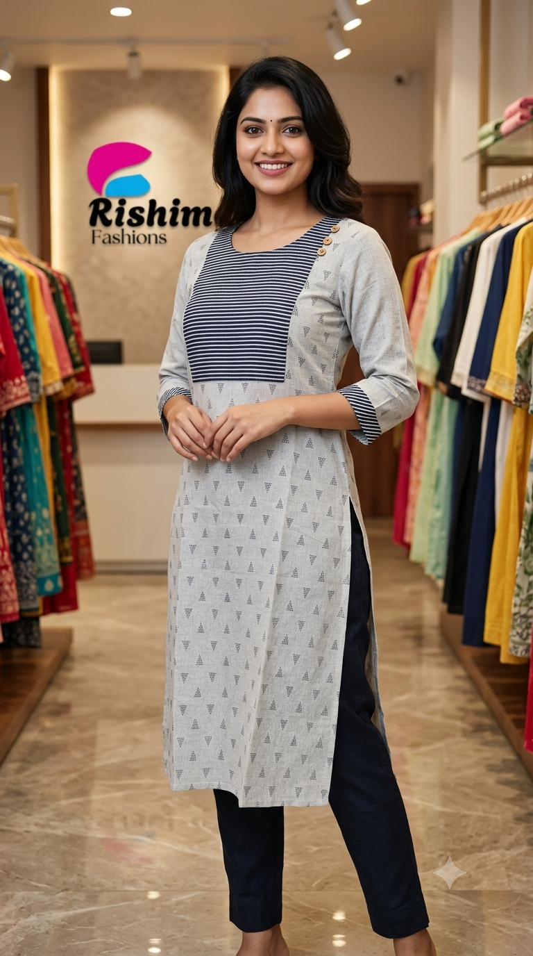 Khadi Cotton 2Piece (Kurti & Pant) KHCOT2PKP00027