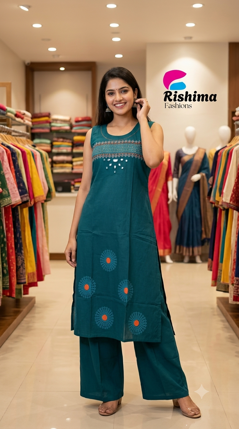 Cotton Sets 2Piece (Kurti & Pant) CTS2KP00003