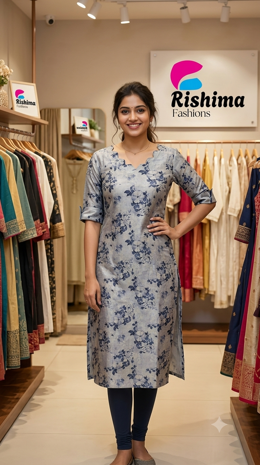 Russian Silk Kurti (With LINING) RUSLKLIN1K00002