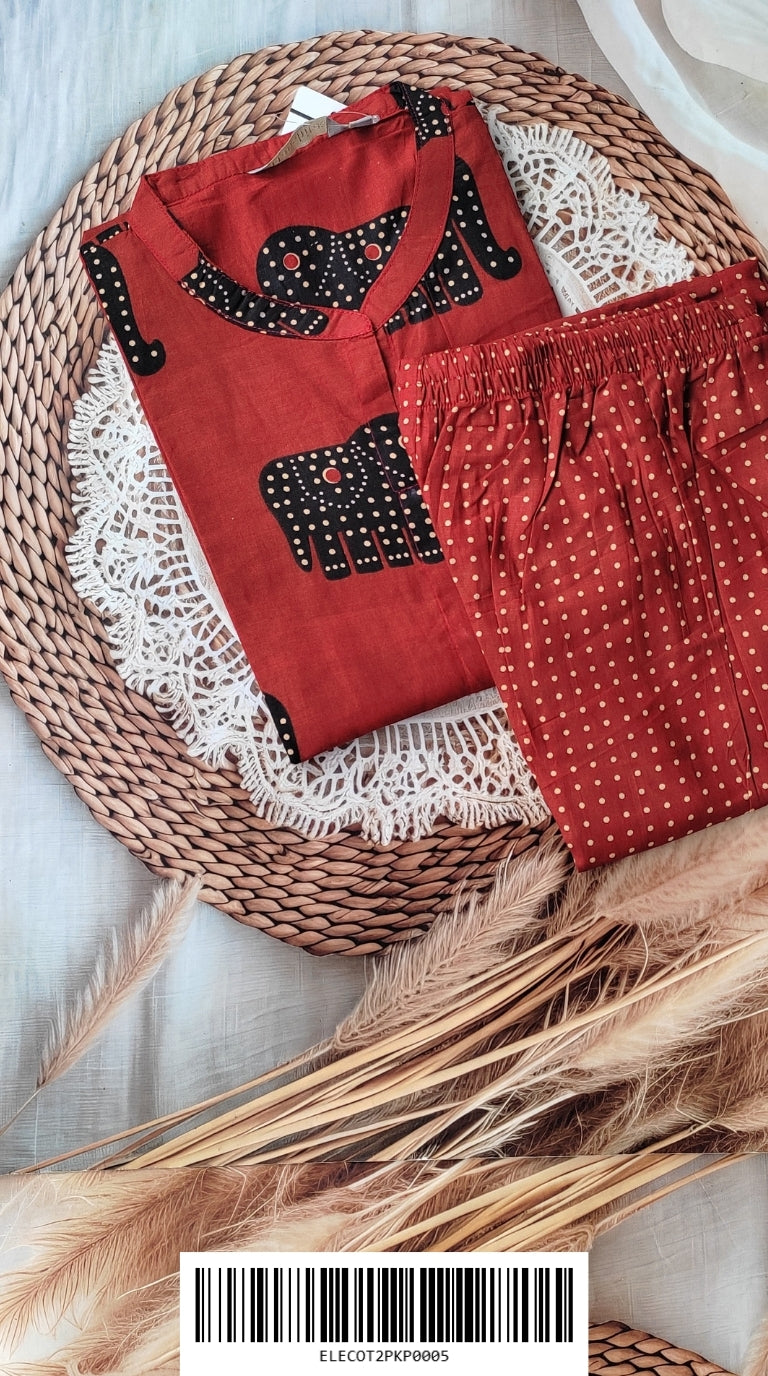 Cotton 2Piece Sets ELECOT2PKP0005