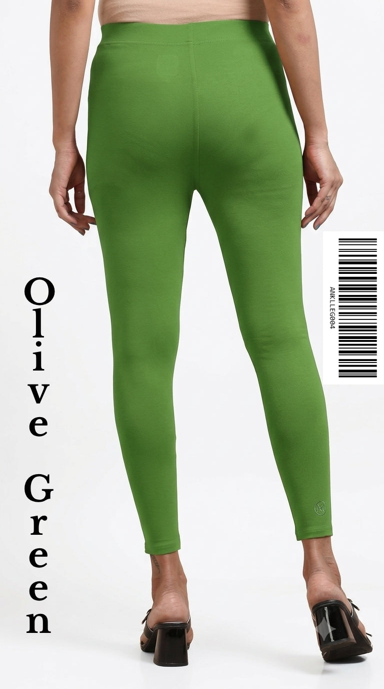 Ankle Leggings [Color OLIVE GREEN] ANKLLEG004
