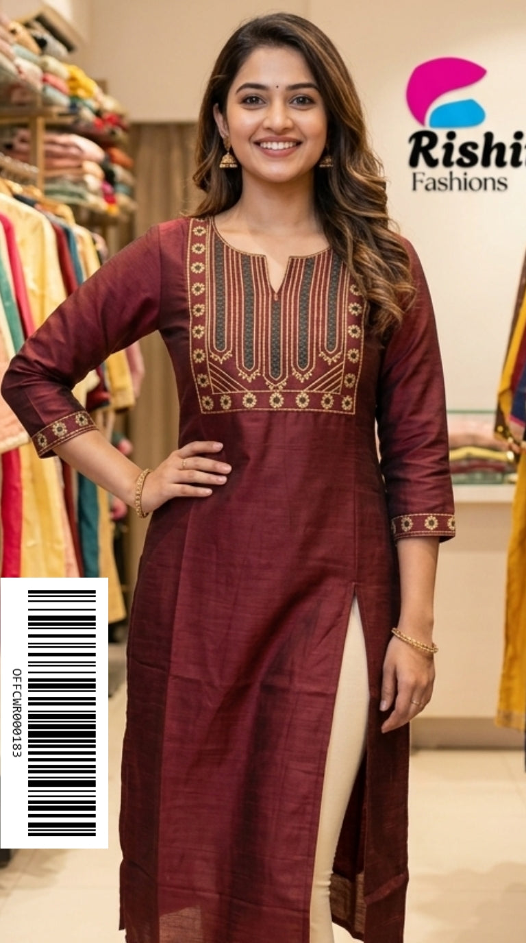 Office/College Wear OFFCWR000183 (SILK MATERIAL)