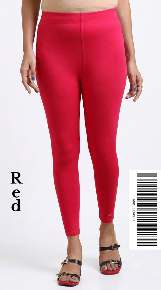 Ankle Leggings [Color RED] ANKLLEG008