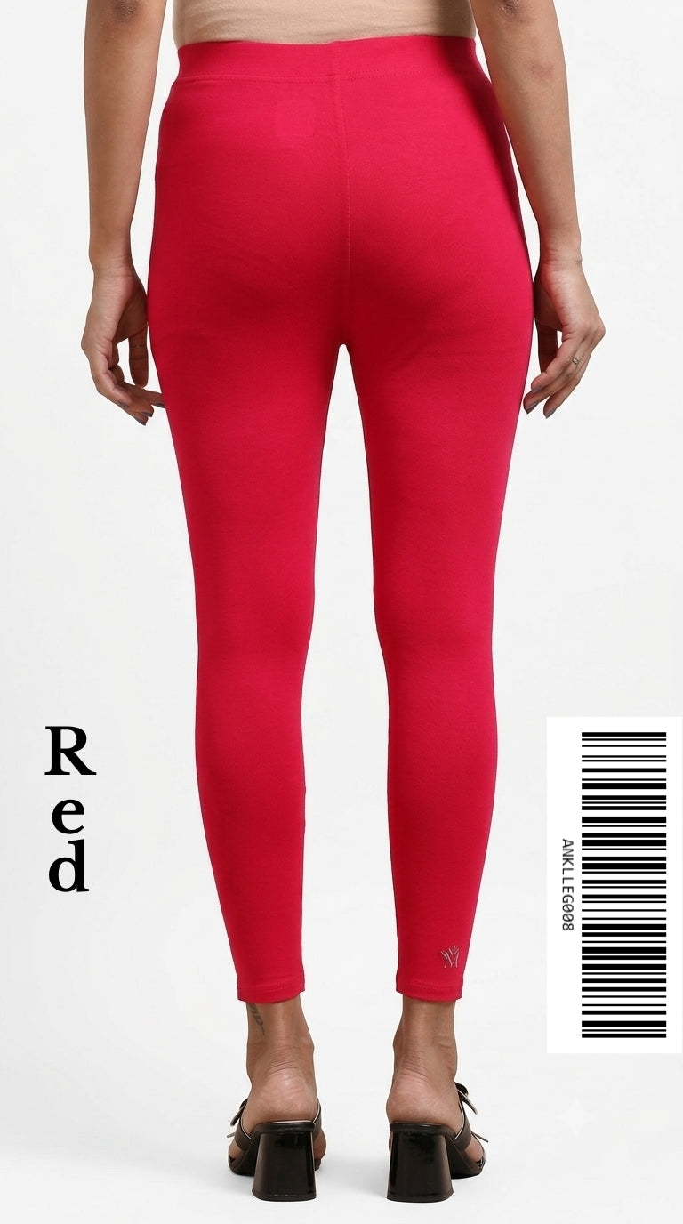 Ankle Leggings [Color RED] ANKLLEG008
