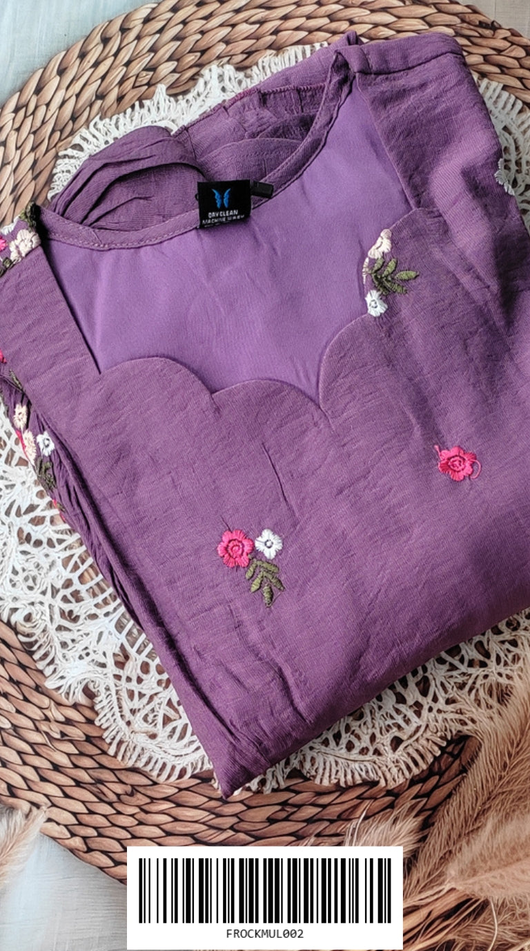 Frock Style Umbrella Kurtis (Mulchanderi) FROCKMUL002