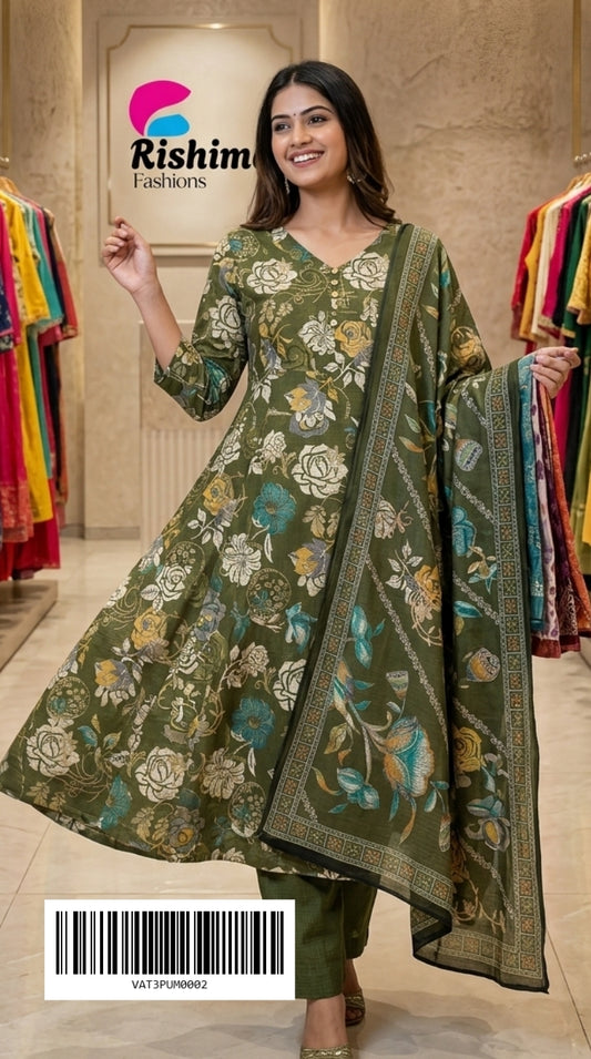 Vatican Silk 3 Piece Sets VAT3PUM0002